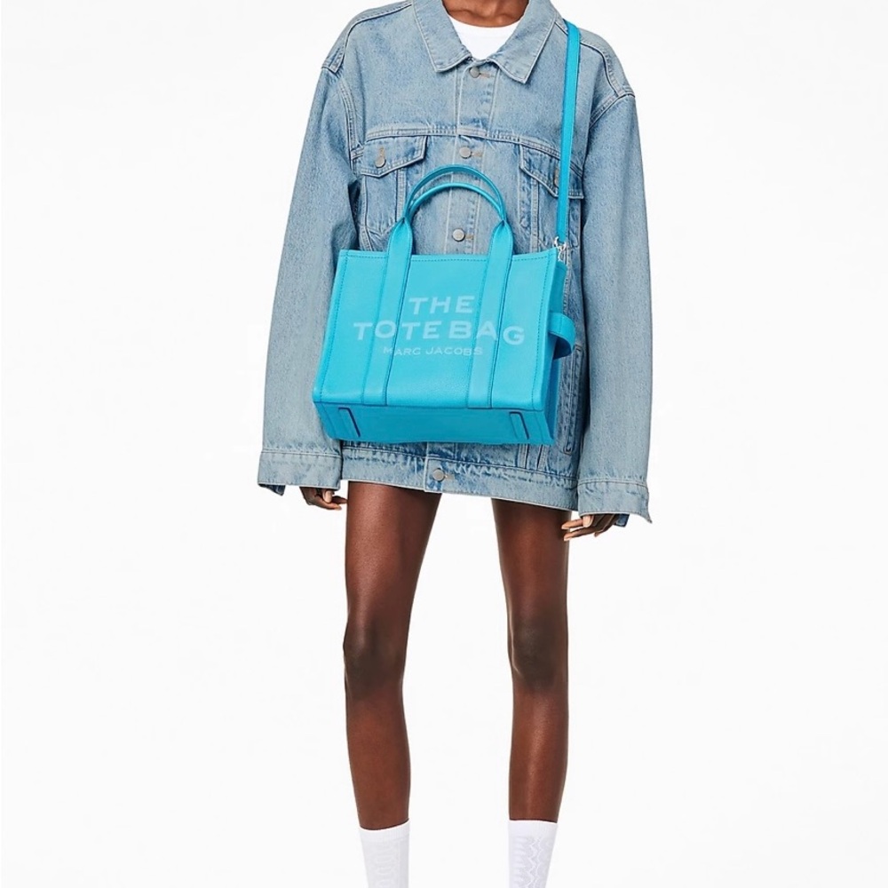 Marc Jacobs Turquoise Tote Bag - Picture 4 of 9